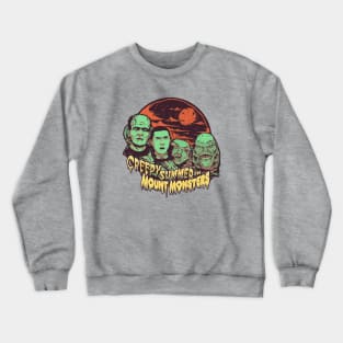 Creepy Summer in Mount Monsters Crewneck Sweatshirt